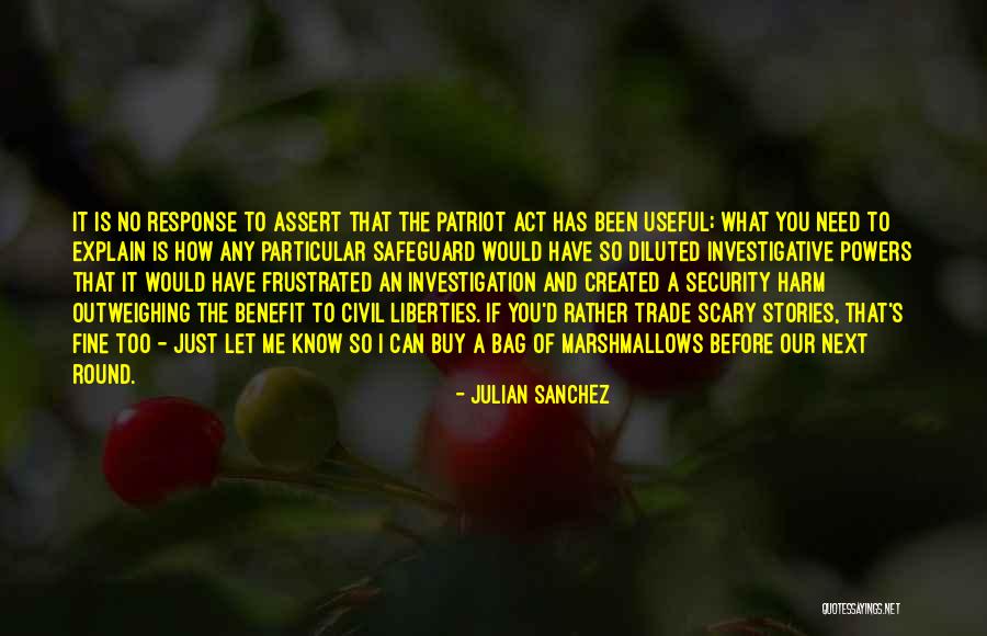 Liberty Vs Security Quotes By Julian Sanchez