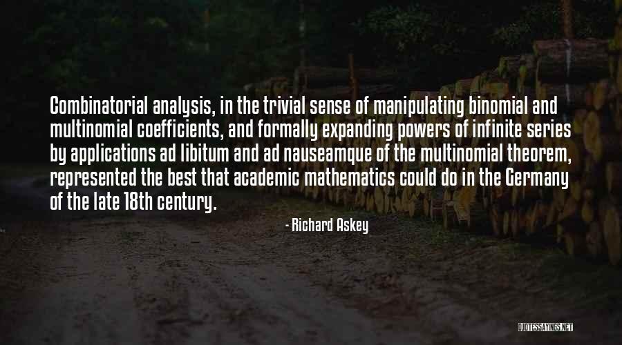 Libitum Quotes By Richard Askey Libitum Quotes By Richard Askey