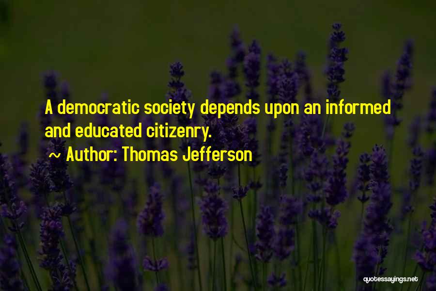 Library And Librarian Quotes By Thomas Jefferson