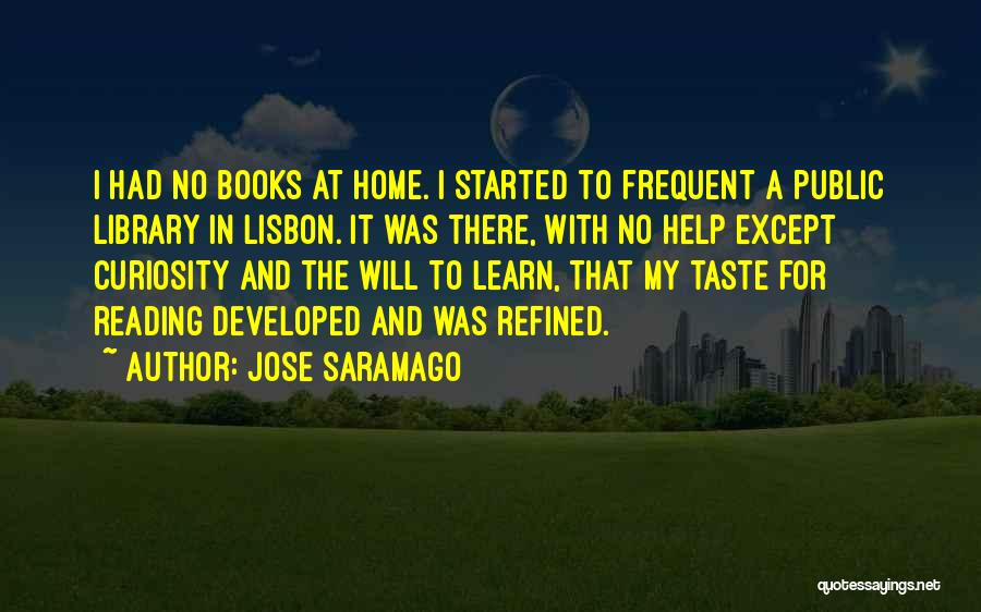 Library And Quotes By Jose Saramago