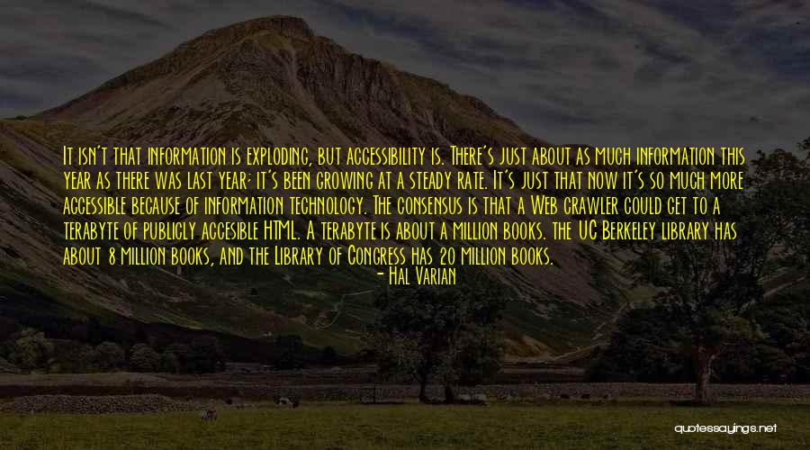 Library And Technology Quotes By Hal Varian