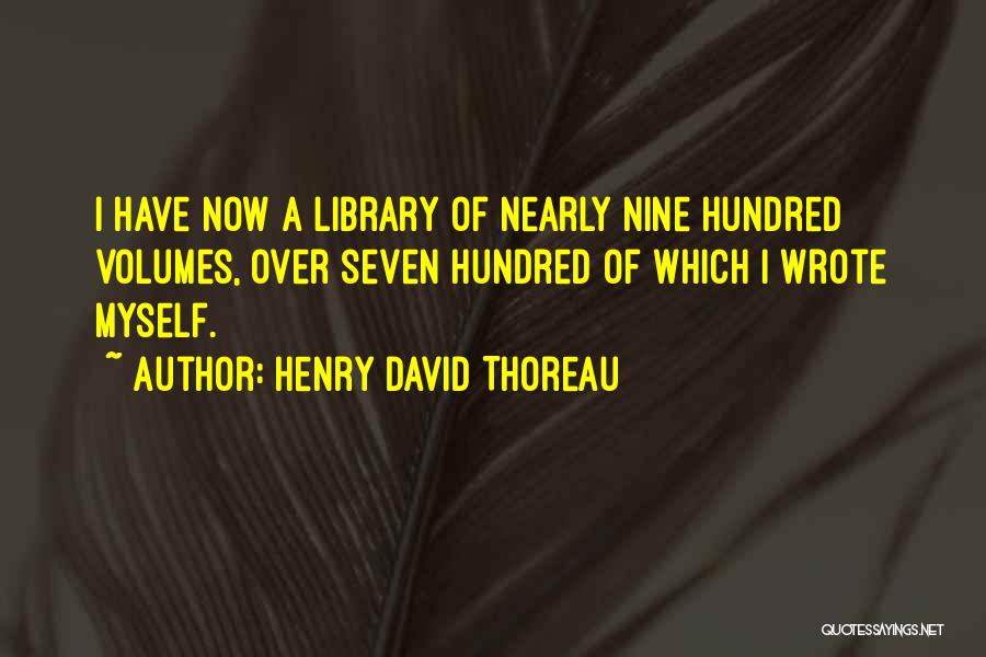 Library Quotes By Henry David Thoreau