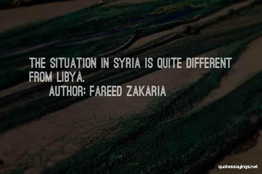 Libya Quotes By Fareed Zakaria