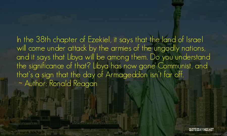 Libya Quotes By Ronald Reagan