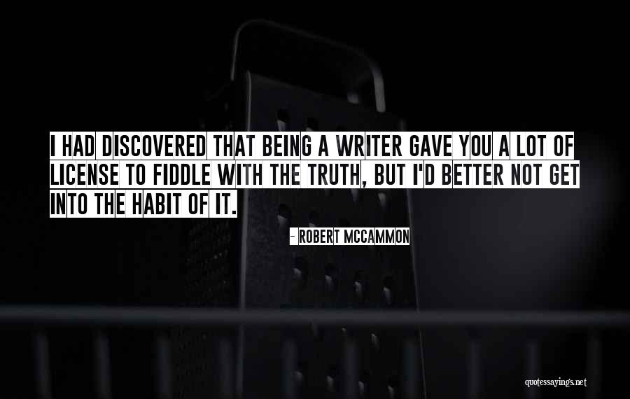 License Quotes By Robert McCammon