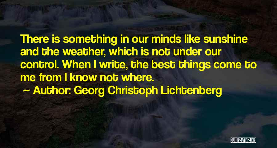 Lichtenberg Quotes By Georg Christoph Lichtenberg