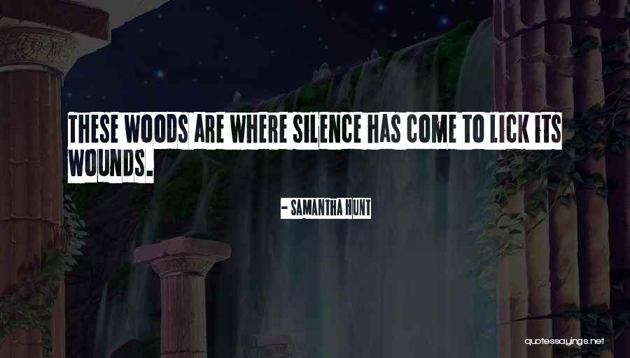 Lick Wounds Quotes By Samantha Hunt Lick Wounds Quotes By Samantha Hunt
