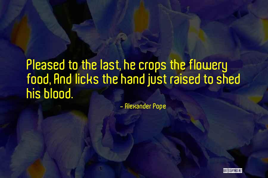Licks Quotes By Alexander Pope Licks Quotes By Alexander Pope