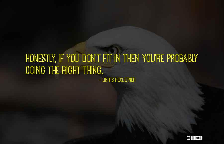 Licourios Quotes By Lights Poxlietner