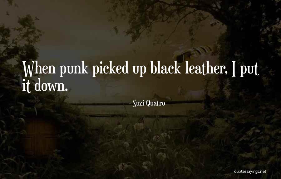 Liderlikte Quotes By Suzi Quatro Liderlikte Quotes By Suzi Quatro