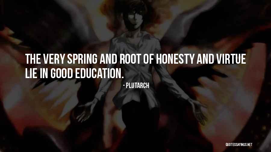 Lie And Honesty Quotes By Plutarch