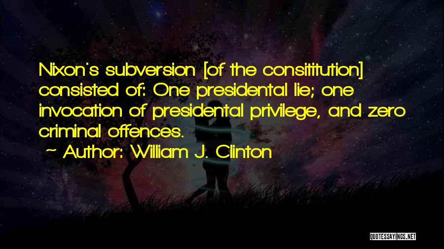 Lie And Politics Quotes By William J. Clinton