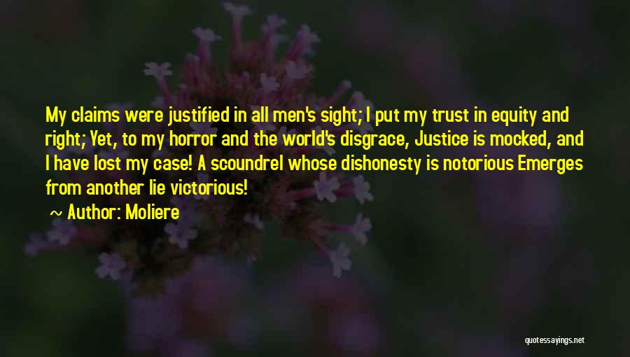 Lie And Trust Quotes By Moliere