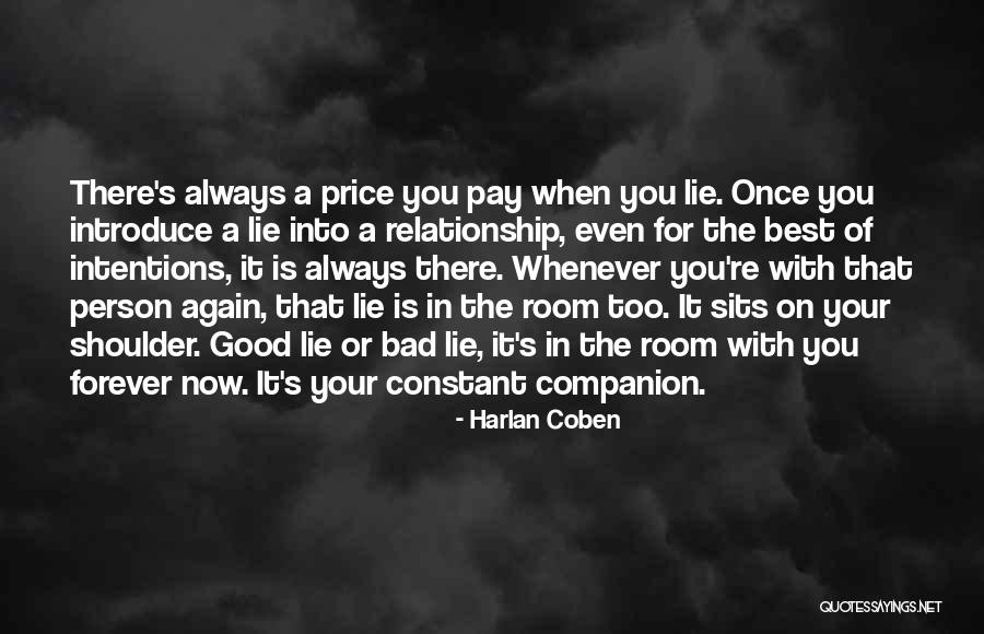 Lie In Relationship Quotes By Harlan Coben Lie In Relationship Quotes By Harlan Coben