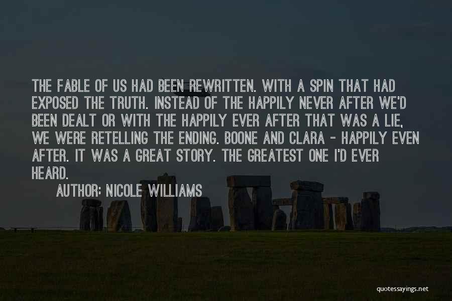 Lie Or Truth Quotes By Nicole Williams