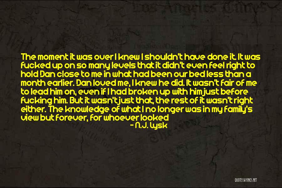 Lie To Me Gone Quotes By N.J. Lysk Lie To Me Gone Quotes By N.J. Lysk