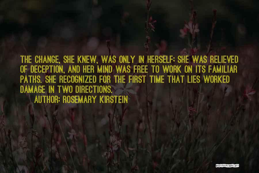 Lies And Deception Quotes By Rosemary Kirstein