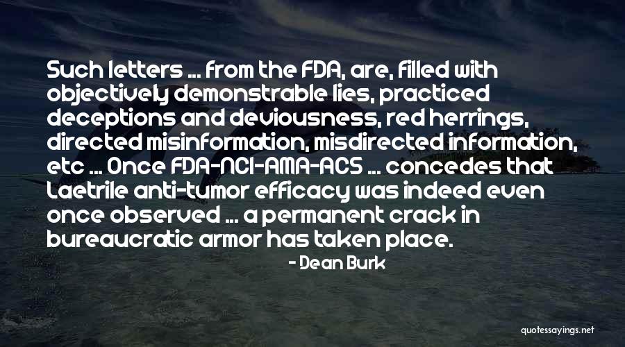 Lies And Deceptions Quotes By Dean Burk Lies And Deceptions Quotes By Dean Burk