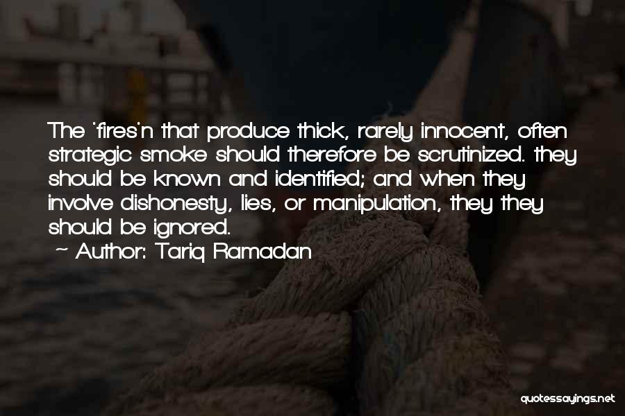 Lies And Dishonesty Quotes By Tariq Ramadan