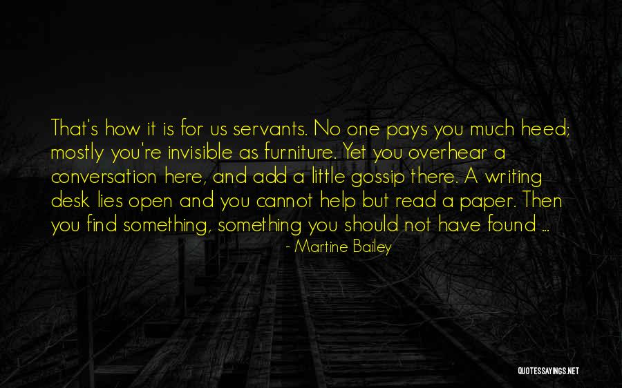 Lies And Gossip Quotes By Martine Bailey Lies And Gossip Quotes By Martine Bailey