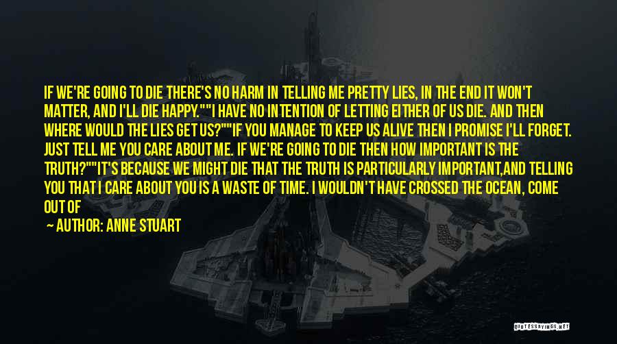 Lies And Hiding Things Quotes By Anne Stuart