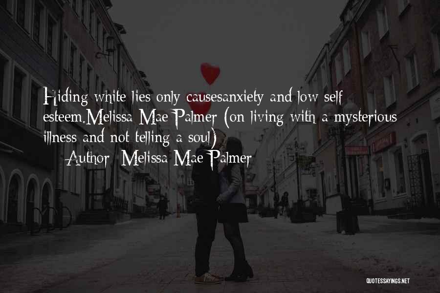 Lies And Hiding Things Quotes By Melissa Mae Palmer
