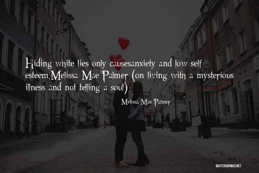 Lies And Hiding Things Quotes By Melissa Mae Palmer