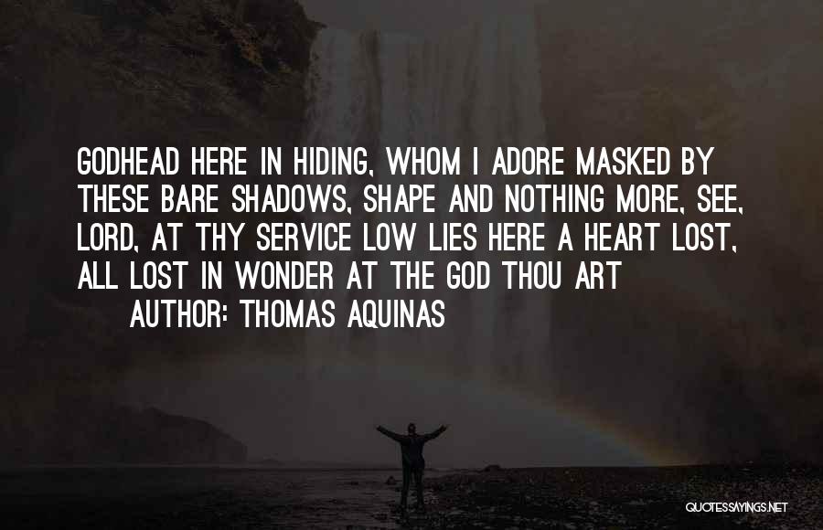 Lies And Hiding Things Quotes By Thomas Aquinas