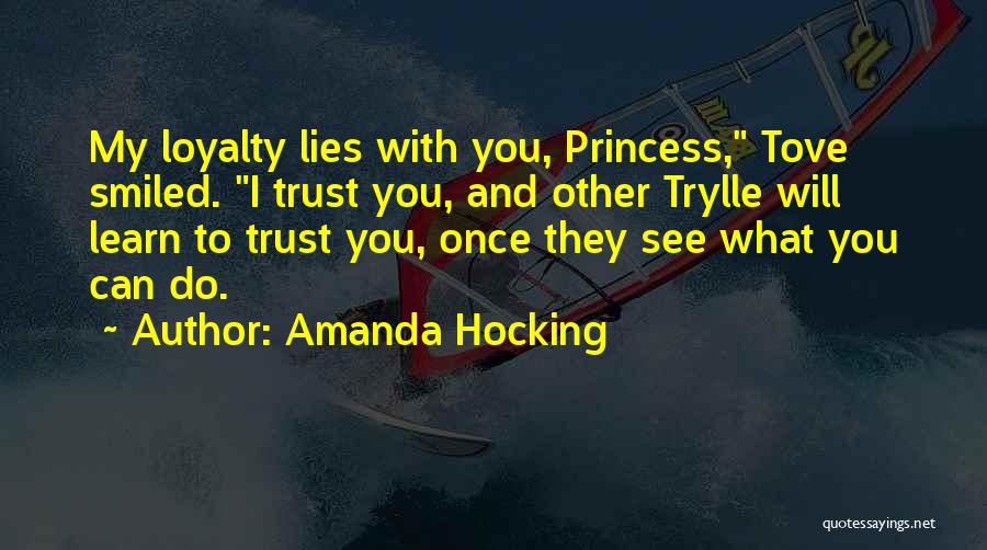 Lies And Trust Quotes By Amanda Hocking