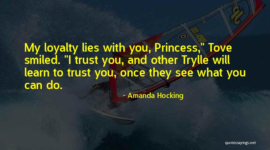 Lies And Trust Quotes By Amanda Hocking