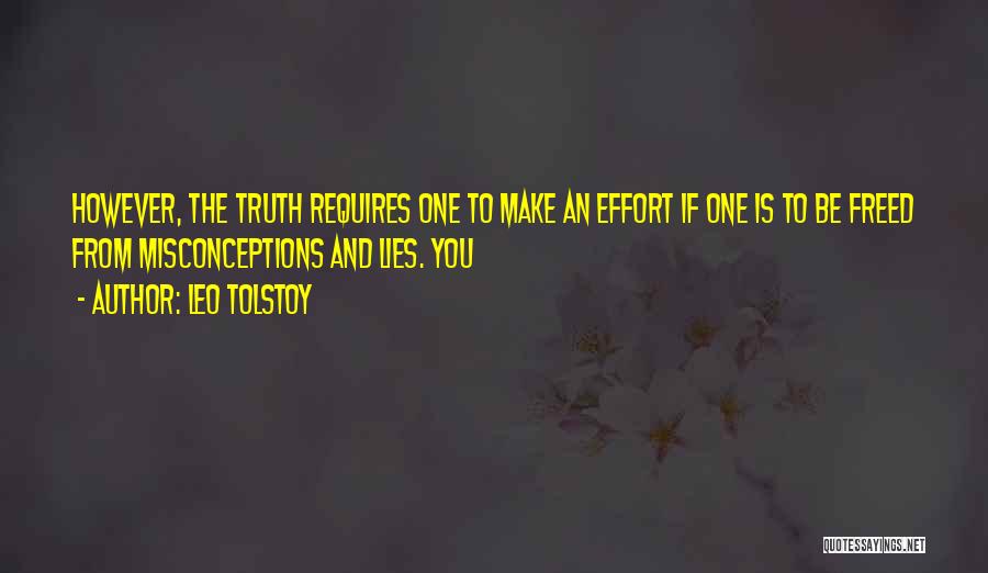 Lies And Truth Quotes By Leo Tolstoy