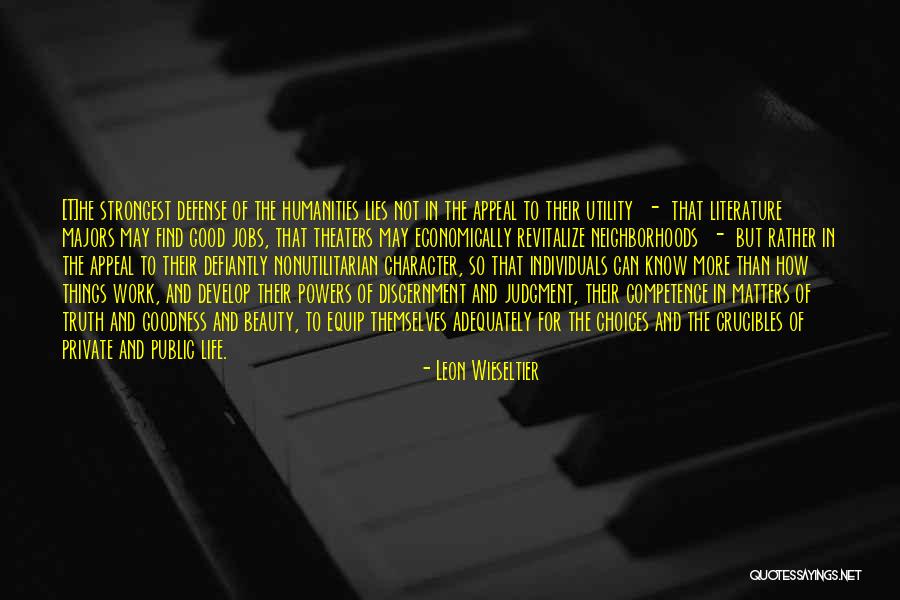 Lies And Truth Quotes By Leon Wieseltier