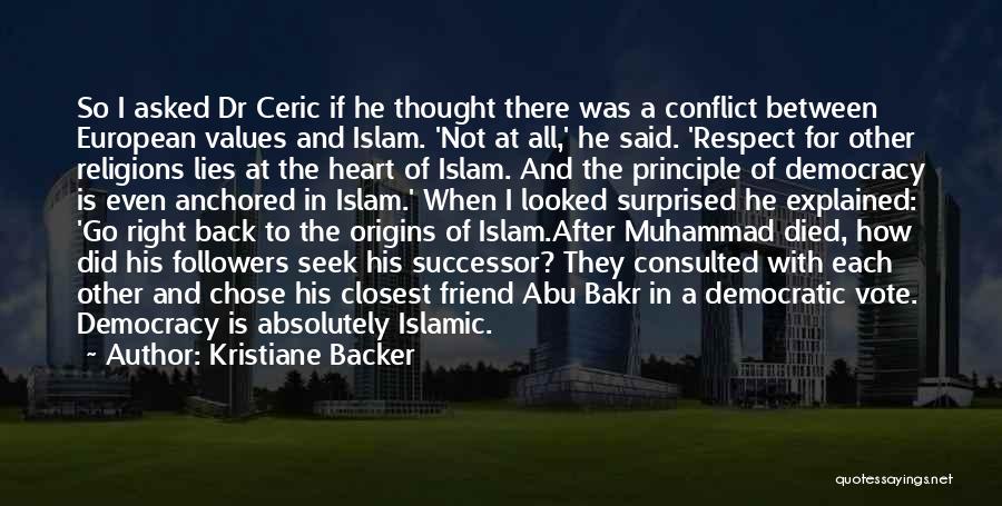 Lies In Islam Quotes By Kristiane Backer