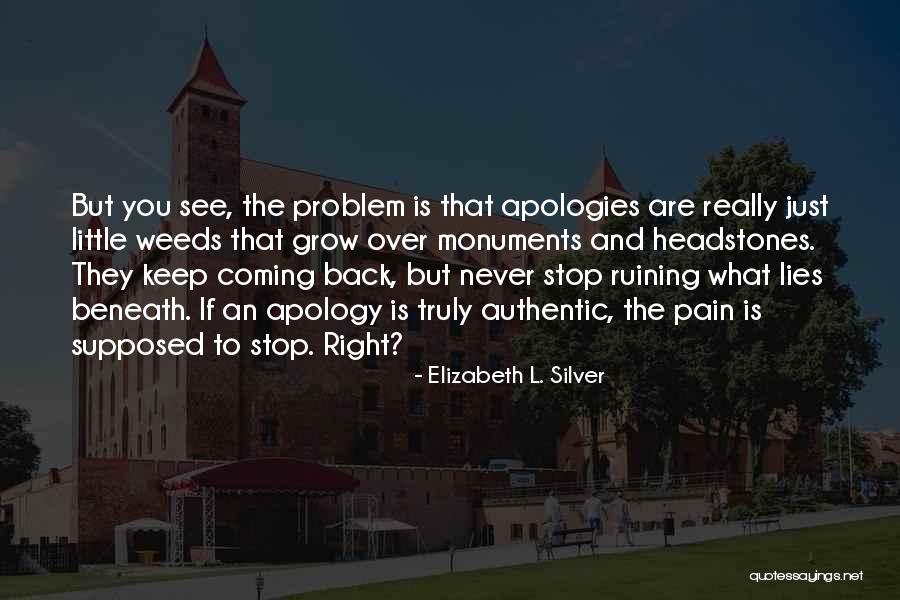 Lies Over Lies Quotes By Elizabeth L. Silver Lies Over Lies Quotes By Elizabeth L. Silver