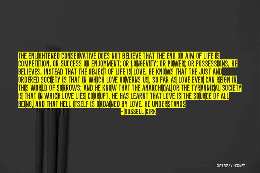 Lies We Believe Quotes By Russell Kirk