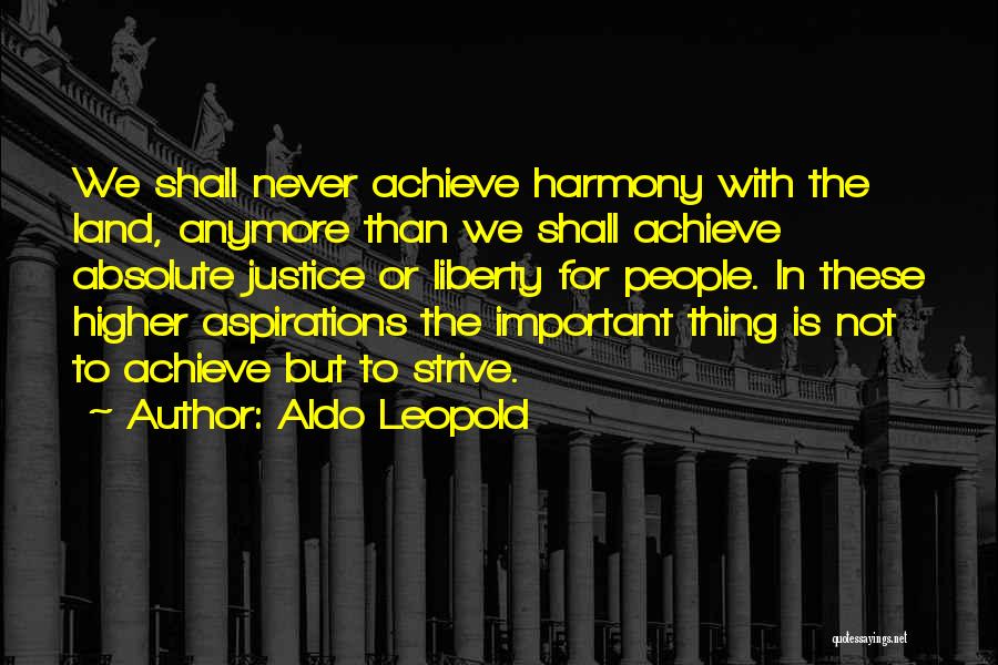 Liesbeth Imbo Quotes By Aldo Leopold