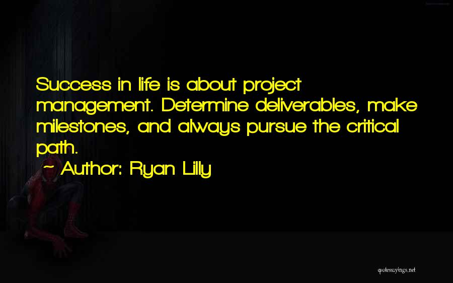 Life About Success Quotes By Ryan Lilly