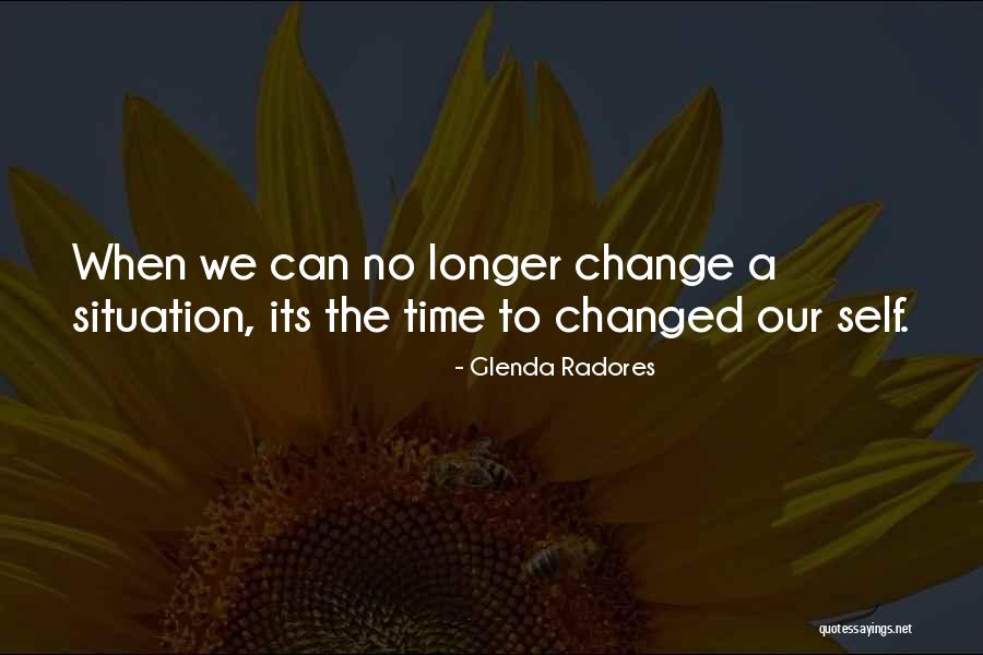 Life Acceptance Quotes By Glenda Radores