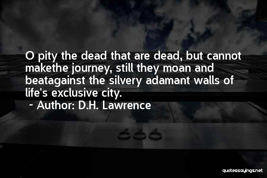 Life Adamant Quotes By D.H. Lawrence