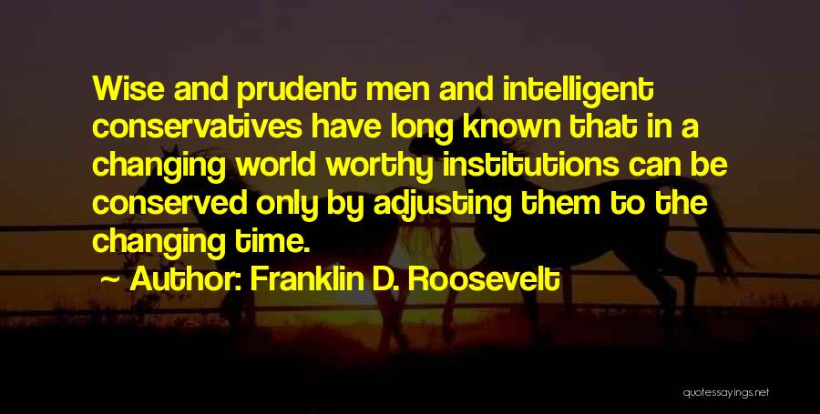 Life Adjusting Quotes By Franklin D. Roosevelt