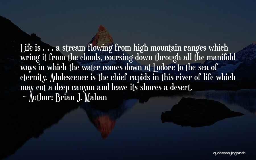 Life Adolescence Quotes By Brian J. Mahan