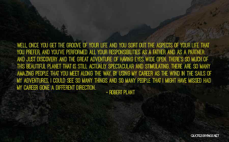 Life Adventures Quotes By Robert Plant