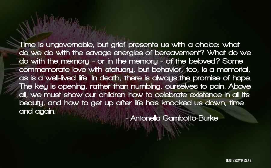 Life After Death Of Loved One Quotes By Antonella Gambotto-Burke