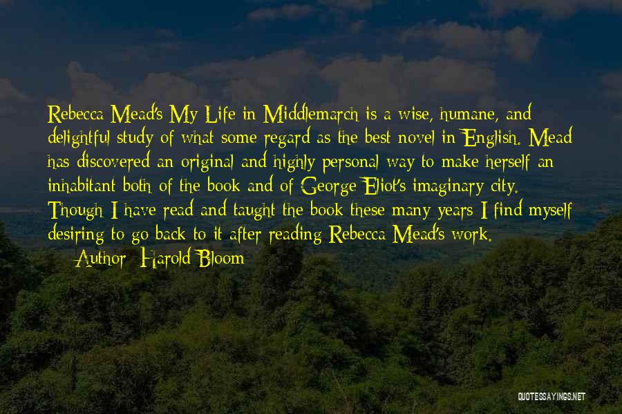 Life After Life Book Quotes By Harold Bloom