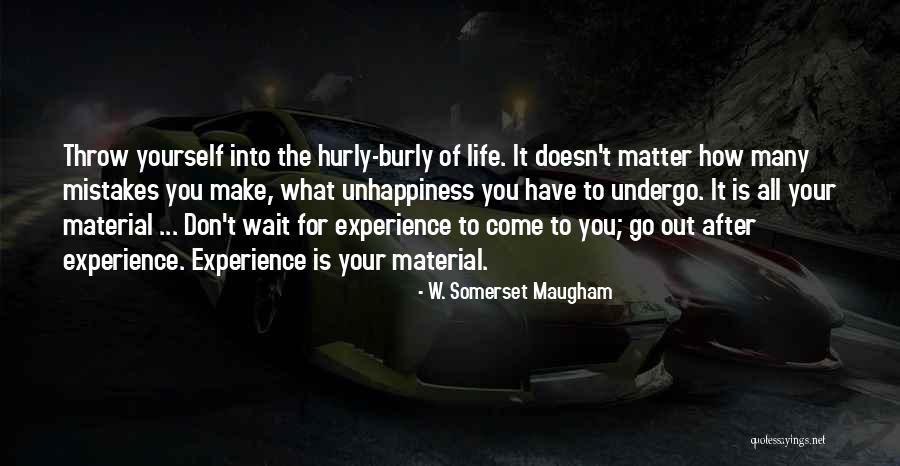 Life After Mistake Quotes By W. Somerset Maugham Life After Mistake Quotes By W. Somerset Maugham