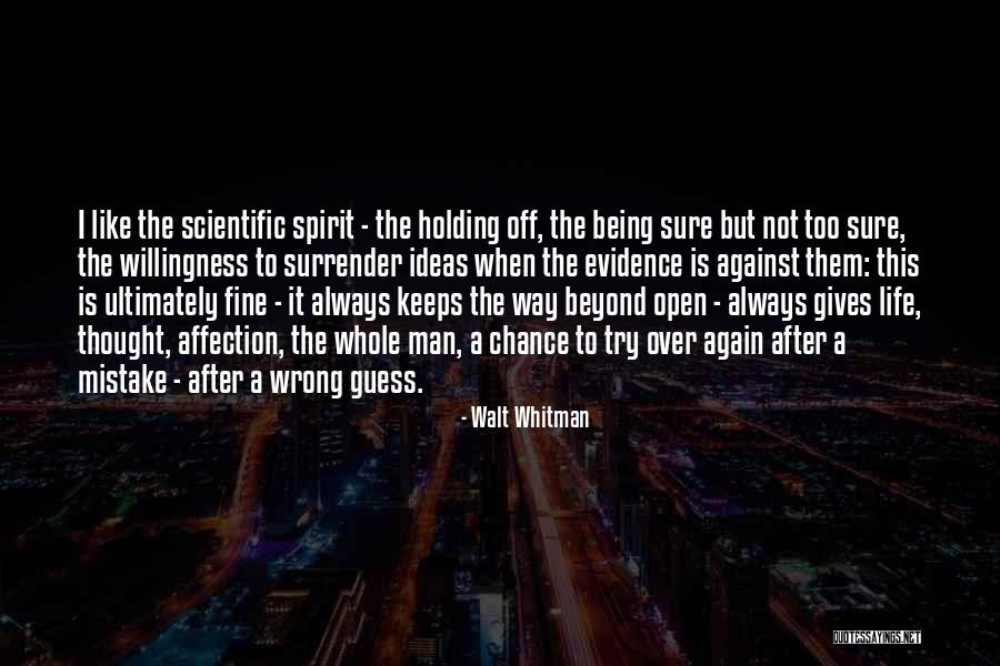 Life After Mistake Quotes By Walt Whitman Life After Mistake Quotes By Walt Whitman