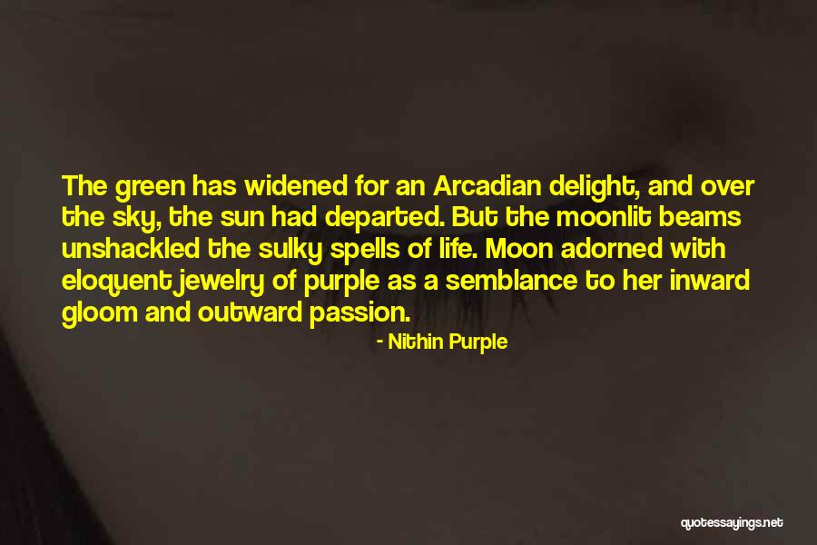 Life All Spells Quotes By Nithin Purple Life All Spells Quotes By Nithin Purple