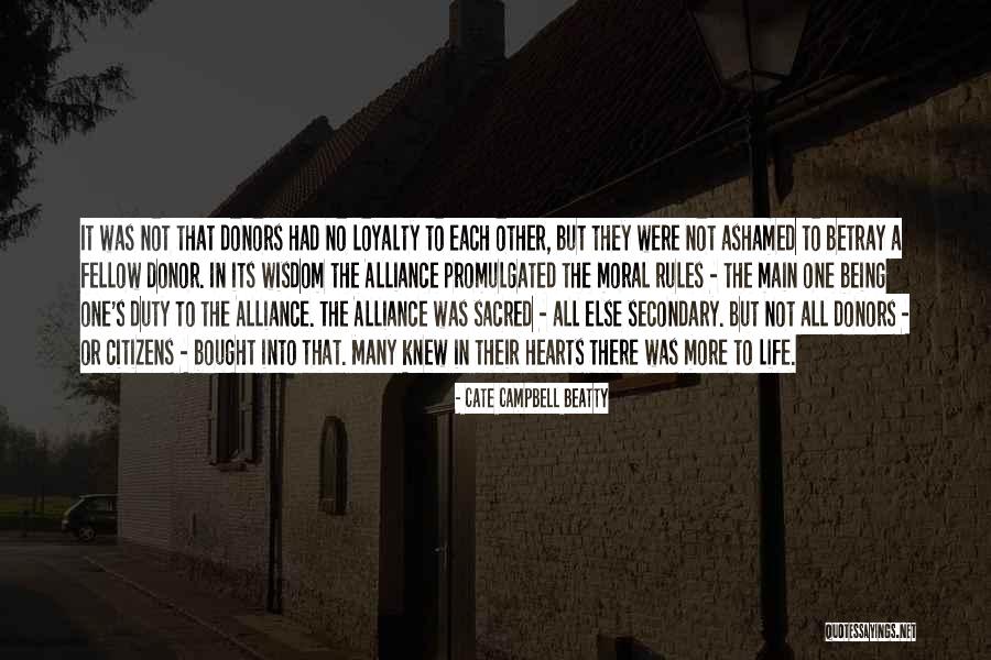 Life Alliance Quotes By Cate Campbell Beatty Life Alliance Quotes By Cate Campbell Beatty
