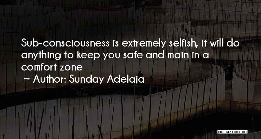 Life And Comfort Zone Quotes By Sunday Adelaja