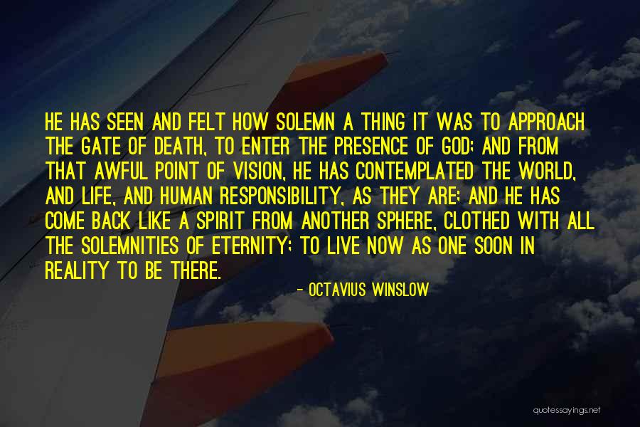 Life And Death Christian Quotes By Octavius Winslow Life And Death Christian Quotes By Octavius Winslow